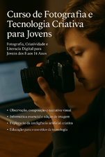 Fotografia, Criatividade e Literacia Digital para Jovens